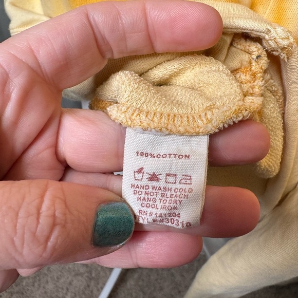 Orange Tie Dye Relaxed Long Sleeve Sweatshirt - Picture 5 of 7